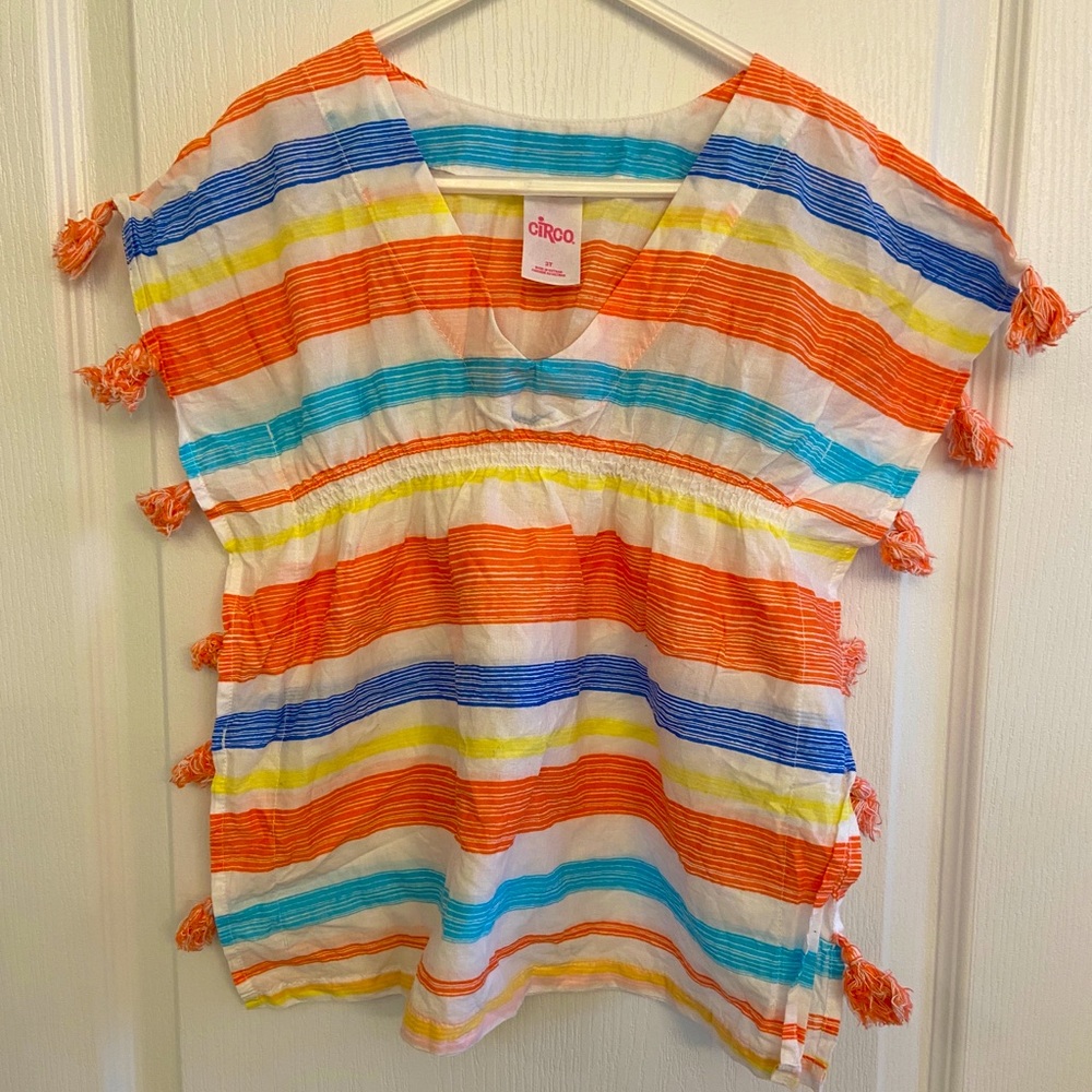 3T Circo swimsuit coverup with tassels
